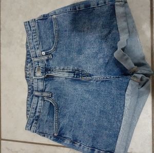 Denim shorts